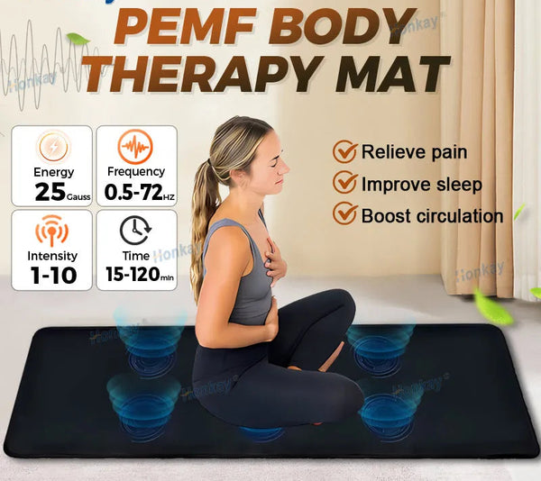 200*60cm PEMF Mat PEMF Magnetic Therapy Device Physio Magneto Machine Full Body Pain Relief Improve Sleep Boost Circulation
